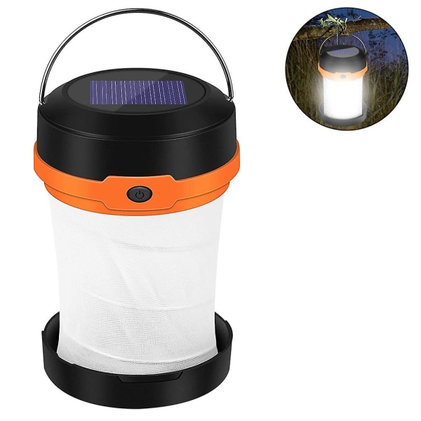 Utomhus Vattentät Solar Powered Led Camping Lantern-solar Eller Oss
