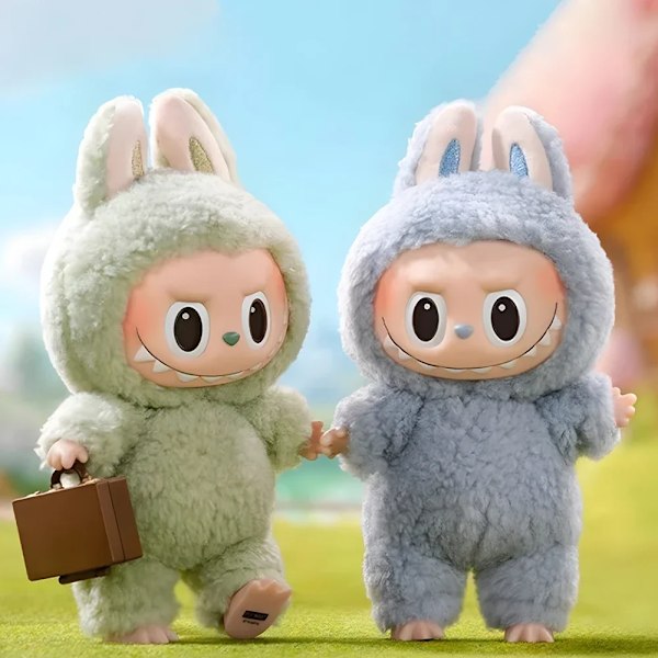 100% ORIGINAL LABUBU The Monsters Exciting Macaron Plyschdockor Figur Leksaker Blind Boxes (Färg Slumpmässig) 1 Single pack