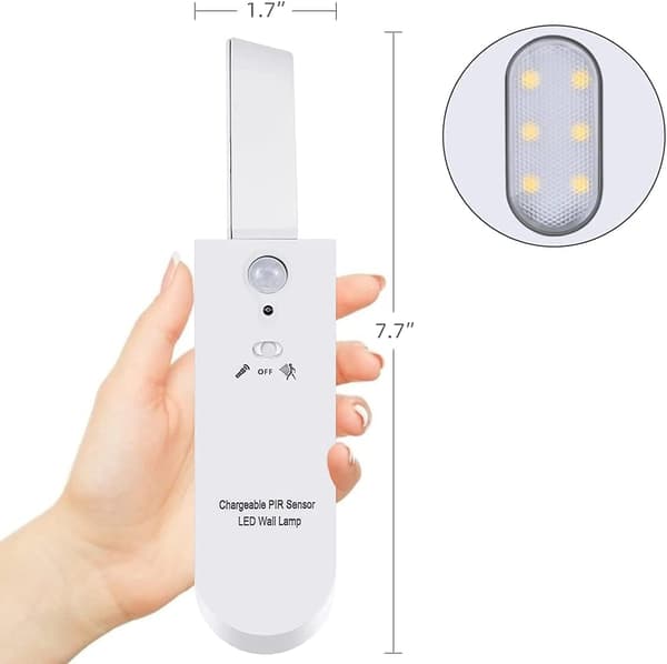 4 stk. Bærbar LED Mini Natlampe USB 5V Øjenbeskyttelse Bordlampe