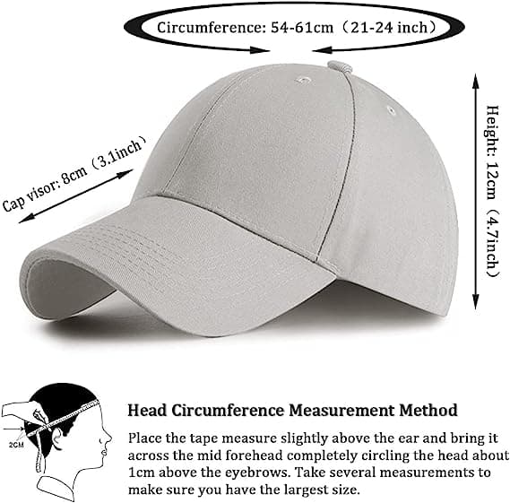 Cap, Cap Snapback-hatt för Sport Hip Pop Golf - Cap, Grå