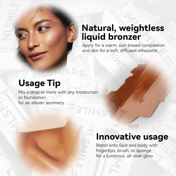 Itseruskettava esanssi Bronzing Sunless Natural Dark Face Vartalonmuotoilu Vedenkestävä Kosteuttava Rusketus 01#