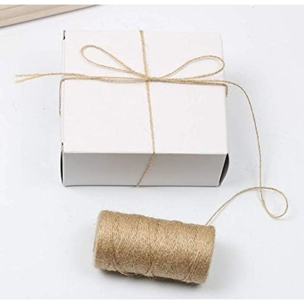 400m naturligt jute rep bästa hantverk presentrep julrep hållbart förpackningsrep
