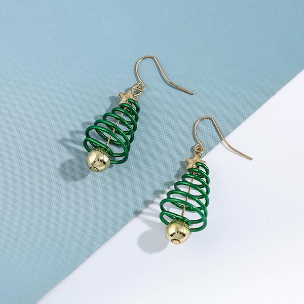 Juletre Spiral Øredobber Feminine Julepynt