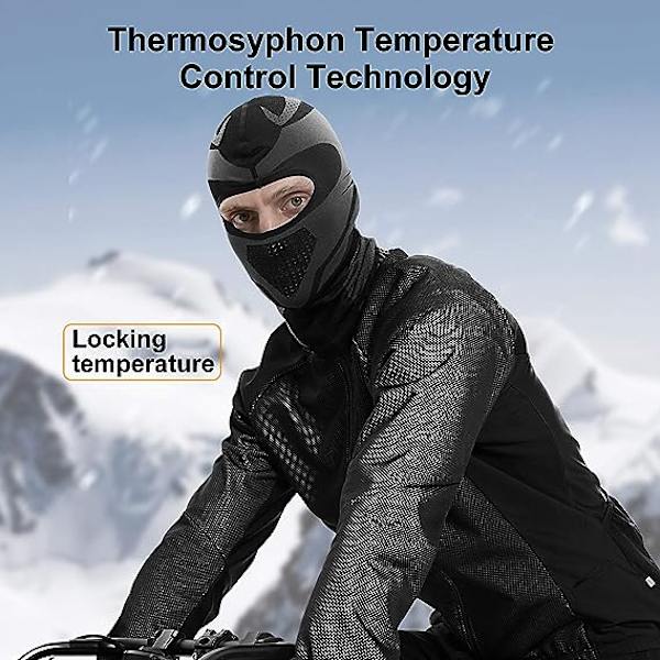 Lämmin fleece tuulenpitävä kypärämyssy hiihtoon ja moottoripyöräilyyn