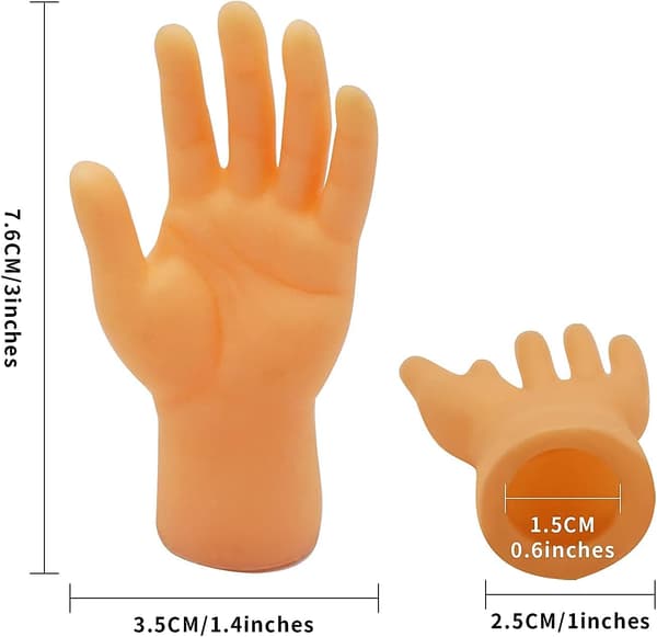 Fingerdocka Mini Finger Mini Finger Mini Finger Tok Set med 10 delar