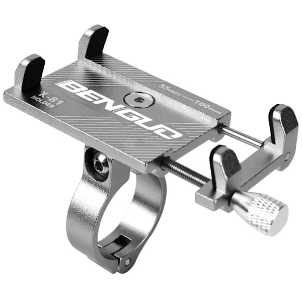 Sykkel Scooter Aluminium Legering Mobiltelefonholder Feste Mountain Titanium color