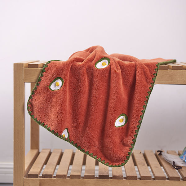 4 stycken 73*35 cm handdukar, absorberande och inte lätt att tappa hår, korallmockahandduk, ansiktshandduk, mjuk torr hårhandduk (slumpmässig färg)