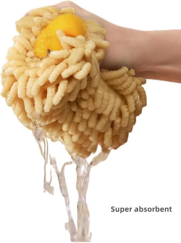 2-pack Djur Chenille Handdukar, Dubbelsidig Chenille Handduk