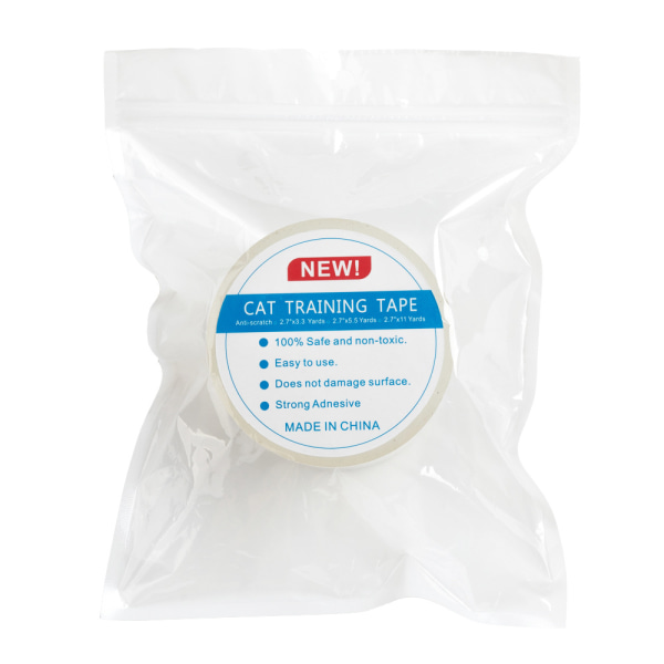 Pet Cat anti-scratch Guard Shield Training Tape Soffa Väggdörr Protector Sticker-L