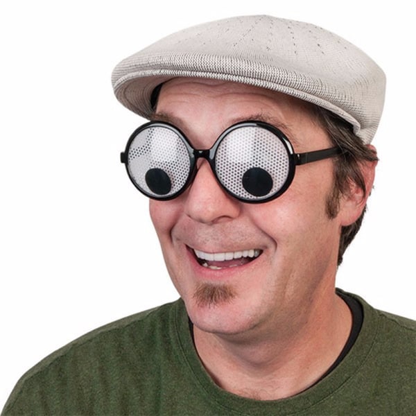 Glasögon Rolig Skakande Dräkt Ögon Glas Nyhet nyanser Roliga glasögon Roliga rekvisita för Halloween-fest Favor Män Barn