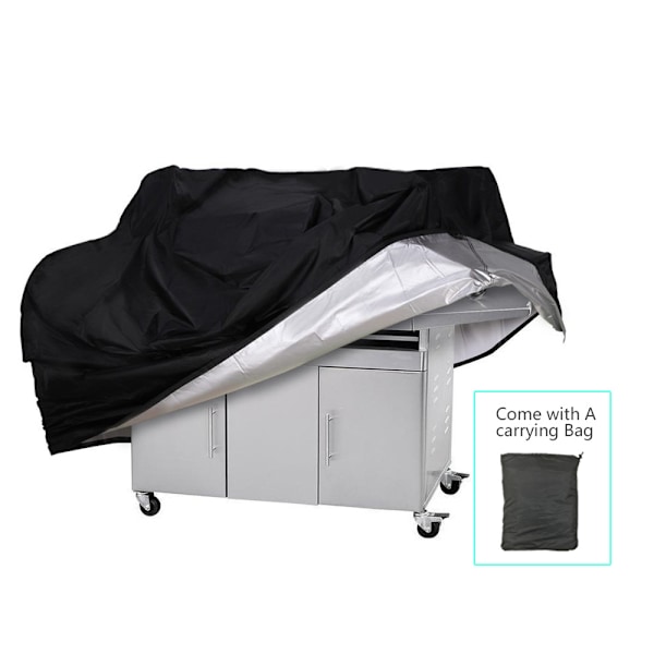 210D BBQ Cover utomhus Damm Vattentätt Weber Heavy Duty Grill Regnskydd (150X100X125CM)