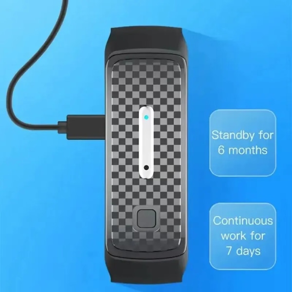 M30 Praktisk Armband Smart Magnetisk  Armband Hjärtfrekvens Fitness Stegräknare Armband black