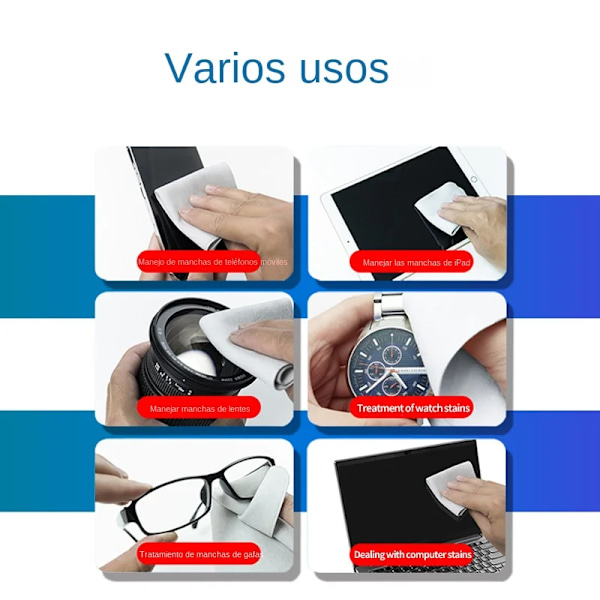 Pudseklud til Apple iPhone Nano Tekstur Skærmrenseklud til iPad Macbook Apple Watch Display Linse Rengøring