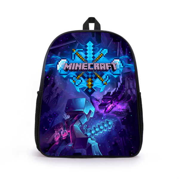 Minecraft Painettu Reppu Koululaukku Suuri Tilavuus Opiskelijan Kirjalaukku Reppu Lasten Lahja 11