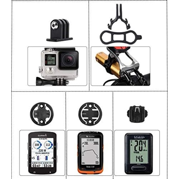 MTB Maantiepyörän Polkupyörän Ohjaustangon Jatkoteline Polkupyörätietokoneen Kiinnike Garmin Edge/Bryton Rider/CatEye -laitteille