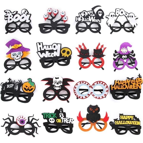 6-pack halloweenglasögon, nya leksaksglasögon cosplay, halloween