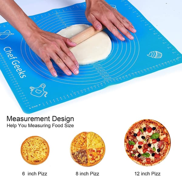50*40cm Silikon Knåddyna Utskrift Skala Pad Thermal Isolering