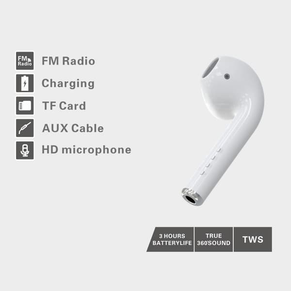 Trådlös Bluetooth 5.0 Jättehörlur Formad Högtalare