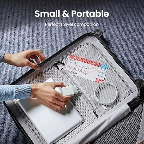 iPhone Snabbladdare USB-C PD 3.0. 20W Strömadapter + 1m Kabel