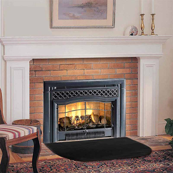 Ildfast måtte til pejsområde, tæppebeskyttelse, flammehæmmende glasfiberisoleringstæppe, pejsbranddæmper 19,7*31,5in/50*80cm