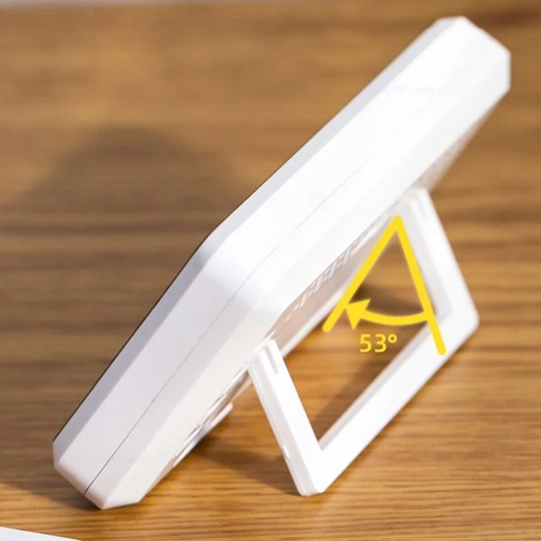 Ny Xiaomi Elektronisk Väderstation Hög Precision Termometer Hygrometer Med Bordsklocka Miniatyr Termometer Instrument Med LCD-skärm