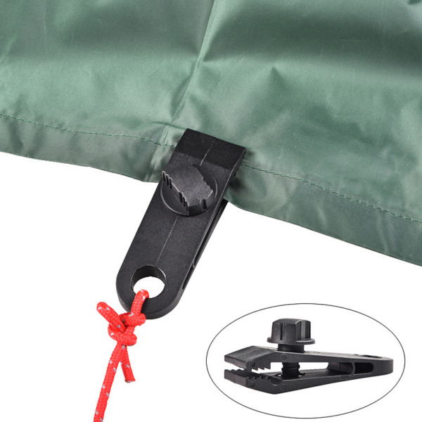 10 st Fast Plastklämma För Utetält, Tarpklämmor Markisklämma
