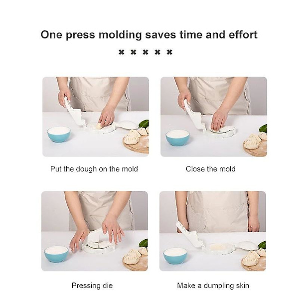 Dumpling Mould Degpressverktyg Dumpling Maker Manuell press Dumpling Skin