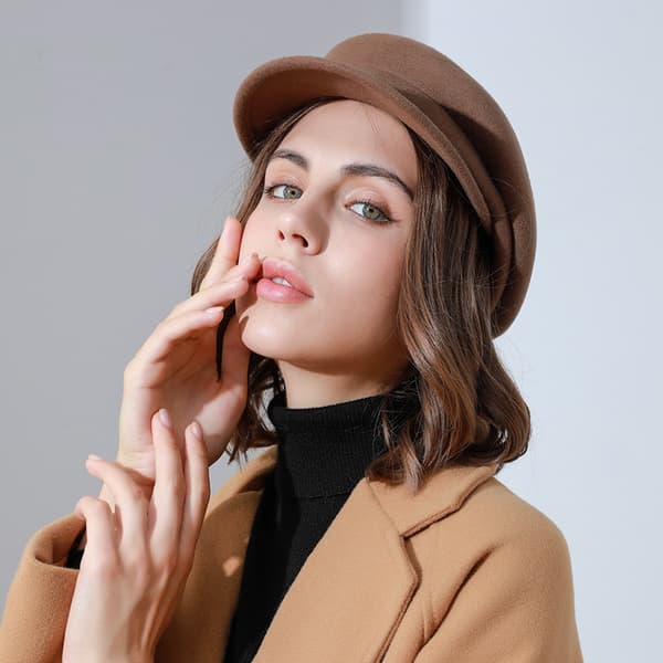 Hat dame efterår og vinter beret dame japansk modehue