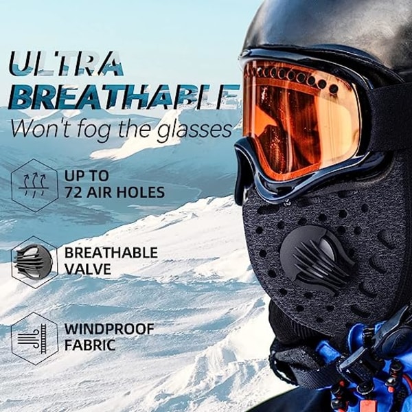 Hiihtomaski balaclava talvimaski miehet balaclava kylmän sään lämmin m