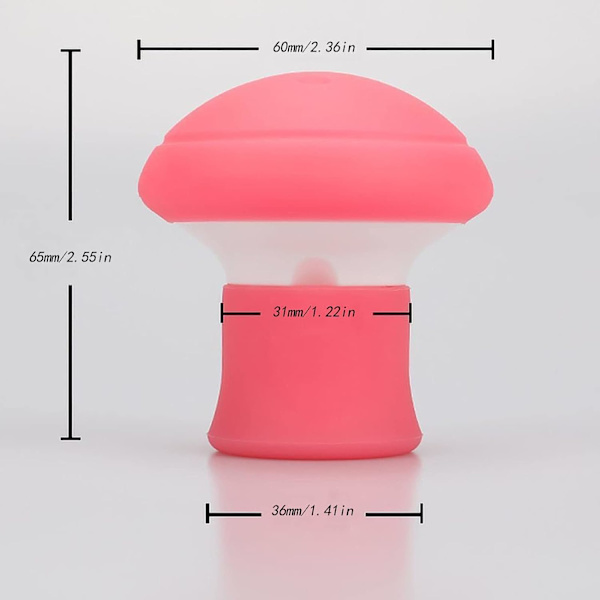 Ansiktsyoga uppstramande, eliminering av näsrynkor, ansiktsbantningsanordning, andningsträningsanordning för dubbelhaka (5 stycken rosa)