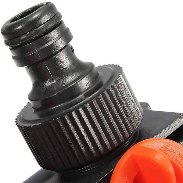 4-vägs Slang Splitter-pipe Splitter Krankoppling Trädgårdsbevattningsutrustning Sprinklers Utomhuskranar Droppbevattning