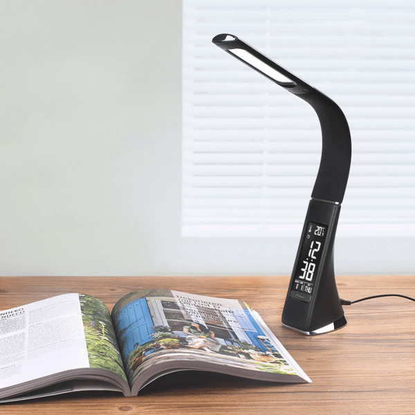 Toast LED Natlampe, Brødform med Timer 15 minutter