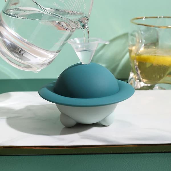 Silikon Isbitkule Maker Whiskey Liten Ufo Rund Isform
