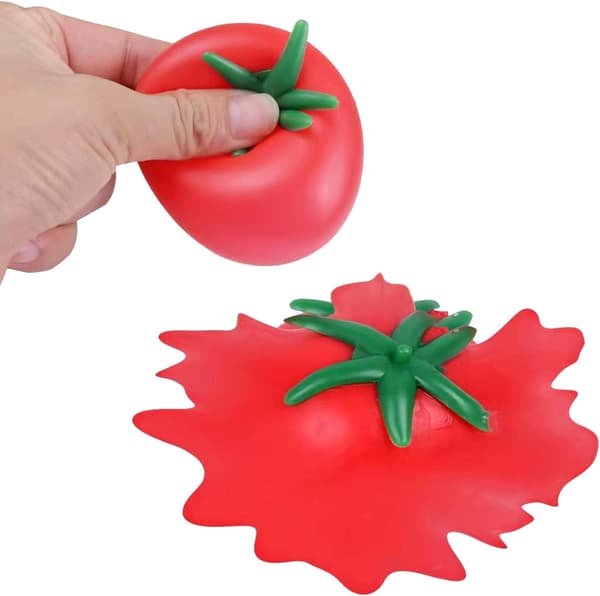 Squishy Tomater Leke Imitasjon Tomater Stresslindrende Tomat