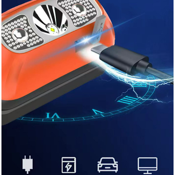 1x Minilampa Glödlampa Tillbehör USB LED Bilinredning Neonatmosfär