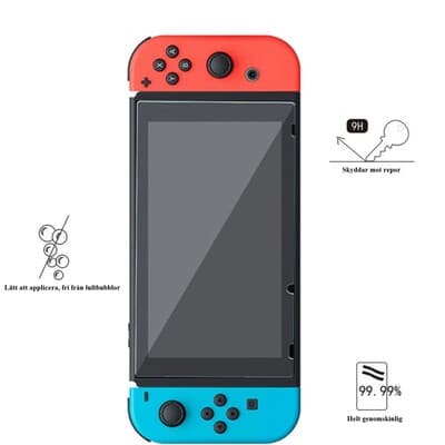 2 kpl Karkaistu lasi Nintendo Switchille