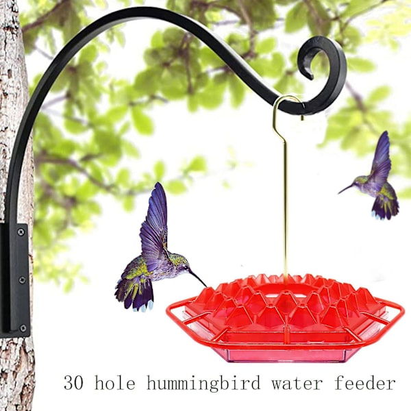 Hummingbird Feeder är lätt att rengöra med en stoppstav och en inbyggd myrgrav