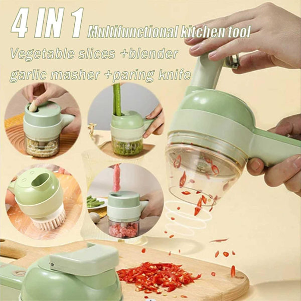 4 i 1 bärbar elektrisk set