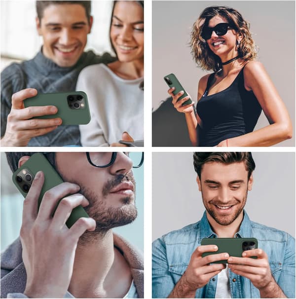 Kompatibel med iPhone 13 Pro Max-deksel, mykt gullhjerte-mønster