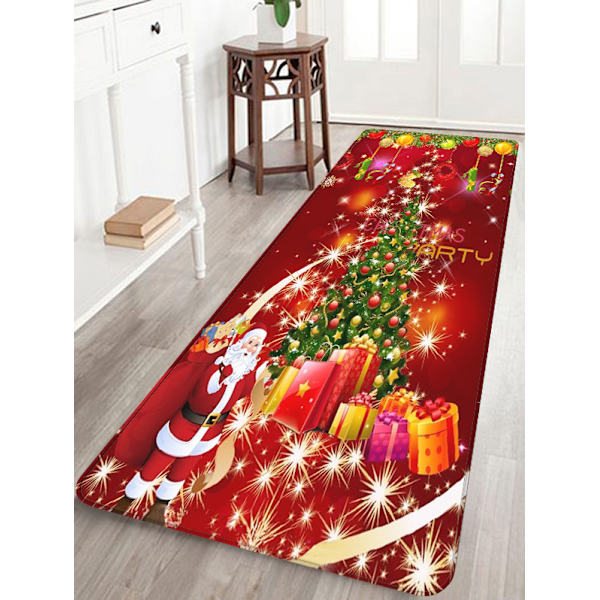 Juldekorationer Mattor God Jul Inomhus Mattor Inredning God Jul Dekorativa juldekorationer Prydnader Festdekor Presenter (D 40x120CM) D