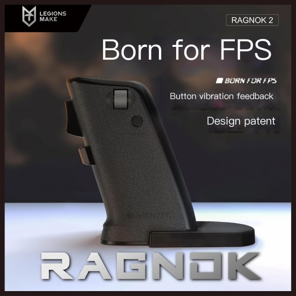 RAGNOK Gun Mouse FPS and TPS Gaming Mouse - Unique triggers MX Switches for Gaming and Office- Vertical Grip - for PC / Mac16000dpi black