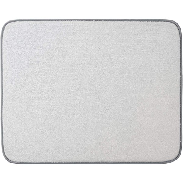 Tiskikuivausmatto keittiöön, 2 kpl, Erittäin imukykyiset mikrokuituiset astiankuivausmatot, 48,8 x 40,1 cm (Ruutu)