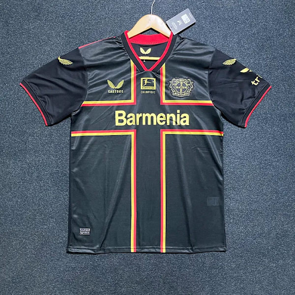 24-25 Bundesliga Championship Edition Leverkusen tröjor M