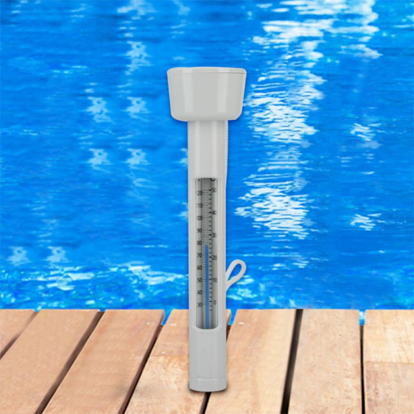 Mini vattentermometer Flytande design Vattentemperaturtestverktyg med fixerbara rep