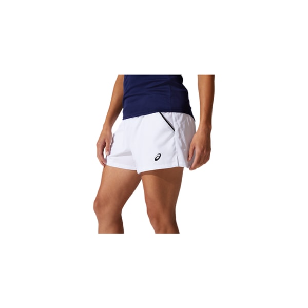 ASICS Court Shorts white w Pockets Women L