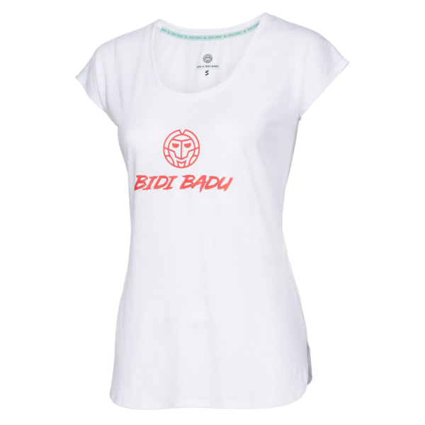 BIDI BADU Rhea Basic Logo Tee White XS