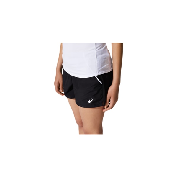 ASICS Court Shorts Black w Pockets Women L