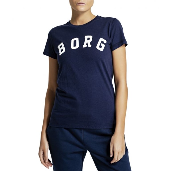 BJÖRN BORG Tee Borg Logo blue Women S