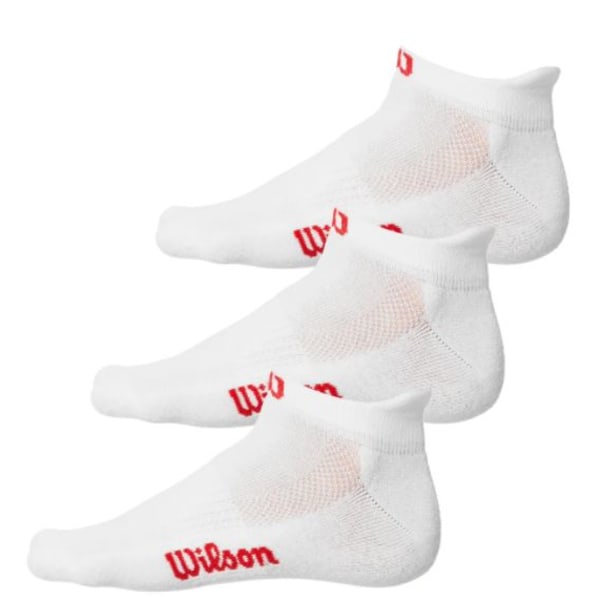 WILSON No show Socks white 3-pack