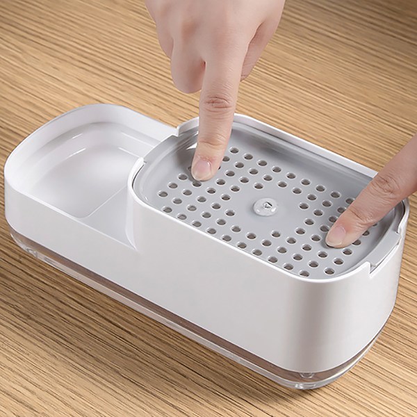 1 st tvålautomat Automatisk förvaringslåda för flytande tvål White S White L